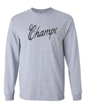 Load image into Gallery viewer, Champe Long Sleeve Screen Printed T-Shirt (Click for more color options)